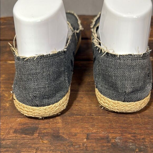 Sanuk Charcoal Gray Slip-On Sidewalk Surfer Size 7 - Picture 5 of 11